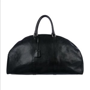 prada leather duffle bag